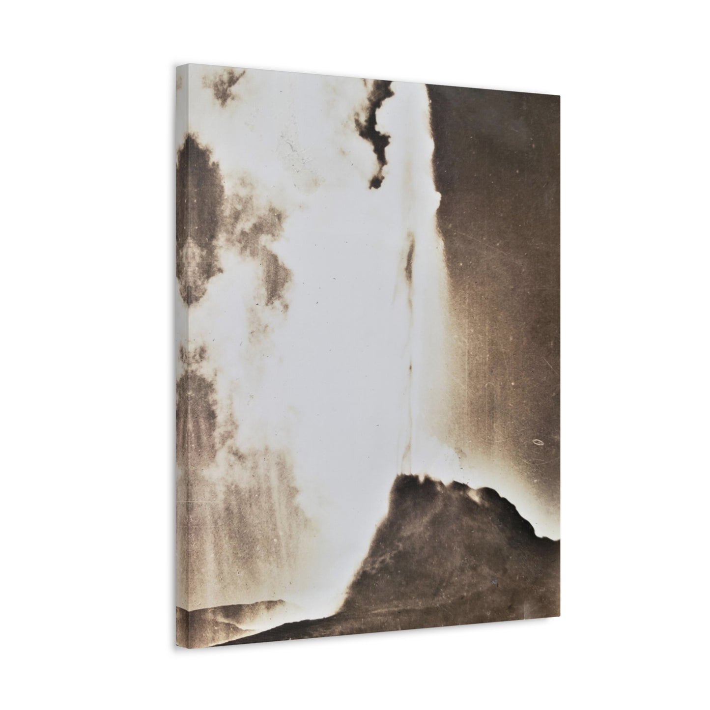 White Dome Geyser Yellowstone Stretched Canvas