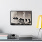 Norris Geyser Yellowstone Gallery Canvas Wraps Horizontal Frame 18″ x 12″ Black 1.25"
