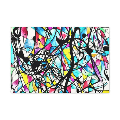 Kaleidoscope Canvas Gallery Wraps 24″ x 16″ 1.25"