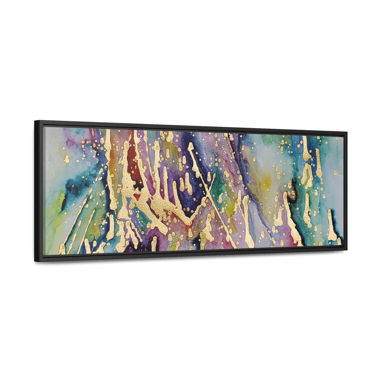 Purple Rain Gallery Canvas Wraps, Horizontal Frame