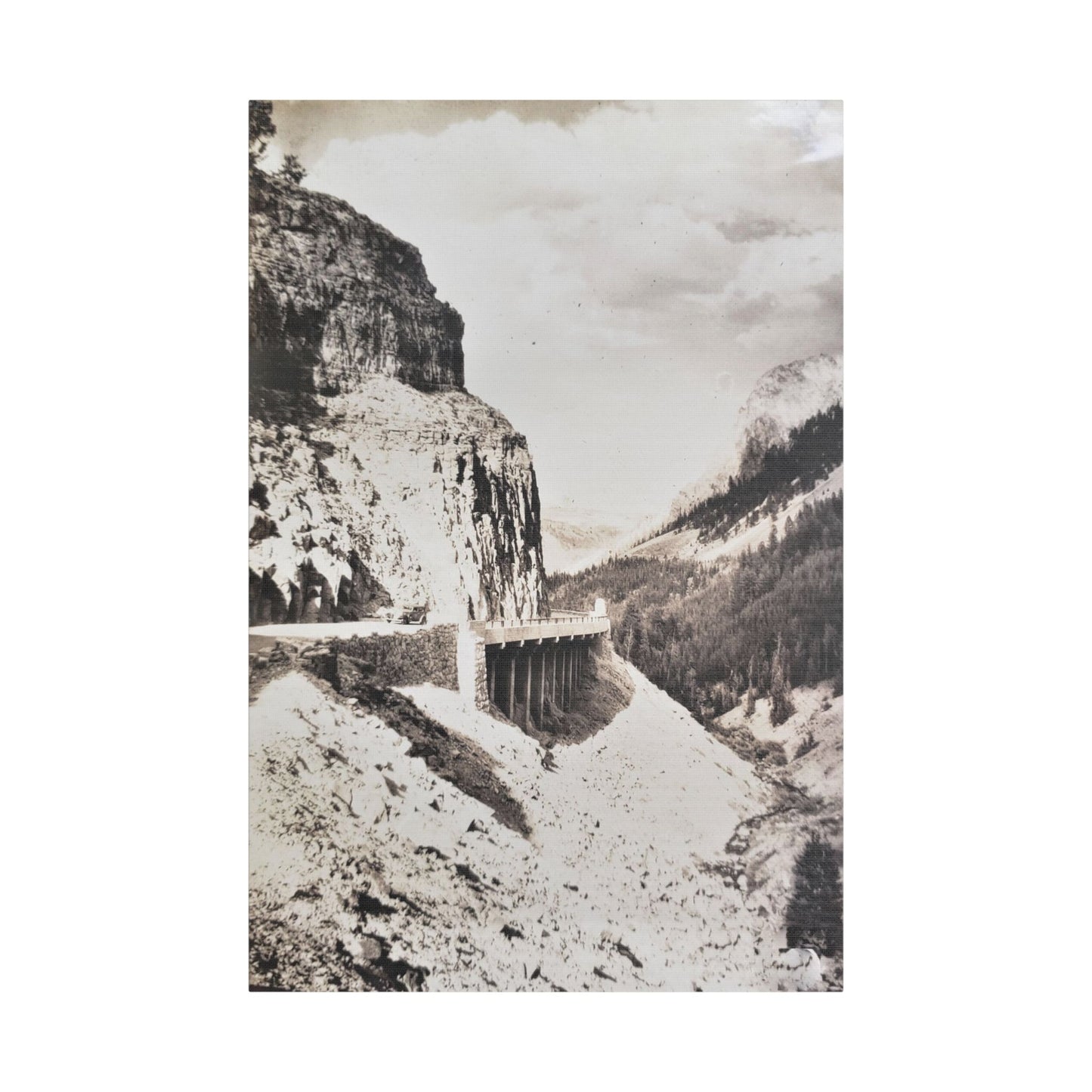 Golden Gate Canyon Colorado Satin Canvas, Stretched