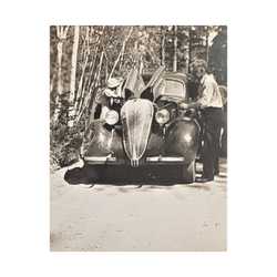 After The Black Hills 1939 Satin Canvas Stretched