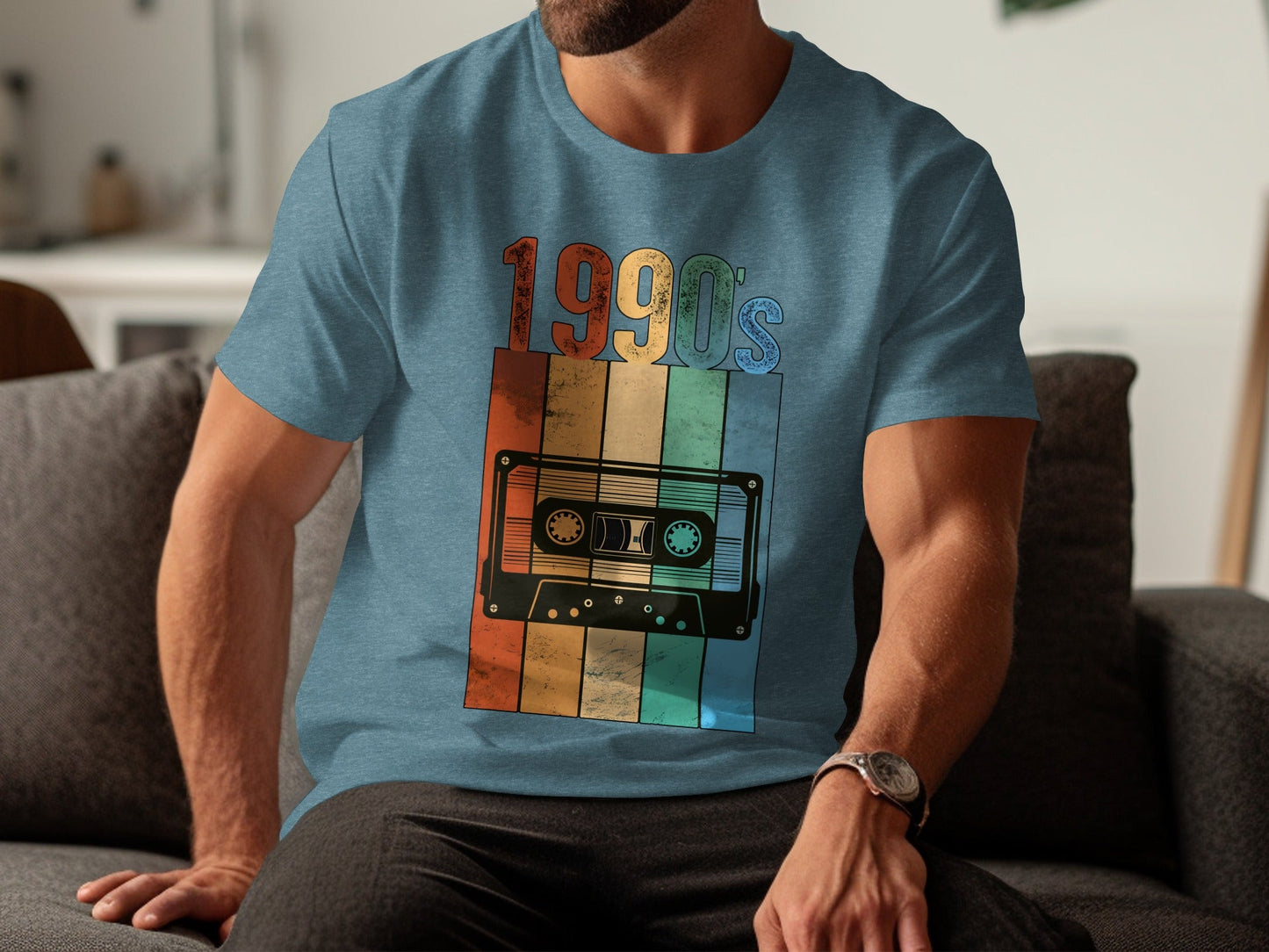 Vintage Cassette Tape with 1990s Design Retro T-Shirt- Cloud 16 Clothing Co.- {{Product type}}