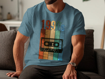Vintage Cassette Tape with 1990s Design Retro T-Shirt- Cloud 16 Clothing Co.- {{Product type}}