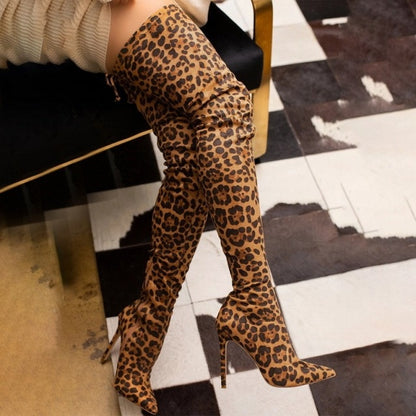 High Boots Winter Shoes - - heeled boots