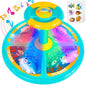 GODELAIF Sit and Spin Christmas Birthday Gift Toddlers Sit and Spin Toy for 3 4 Years Old Girl Boy 360° Ocean Interactive Sensory Spinning Toys for Ages 2-10 Kids LED & Sound with Free Stickers