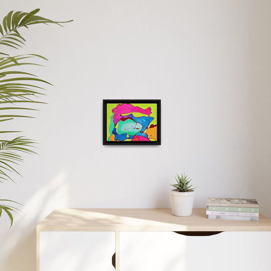 Kool Kid Matte Canvas Framed - Kia Day Design