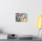 3rd Eye Sundae Satin Canvas Stretched - Kia Day Design