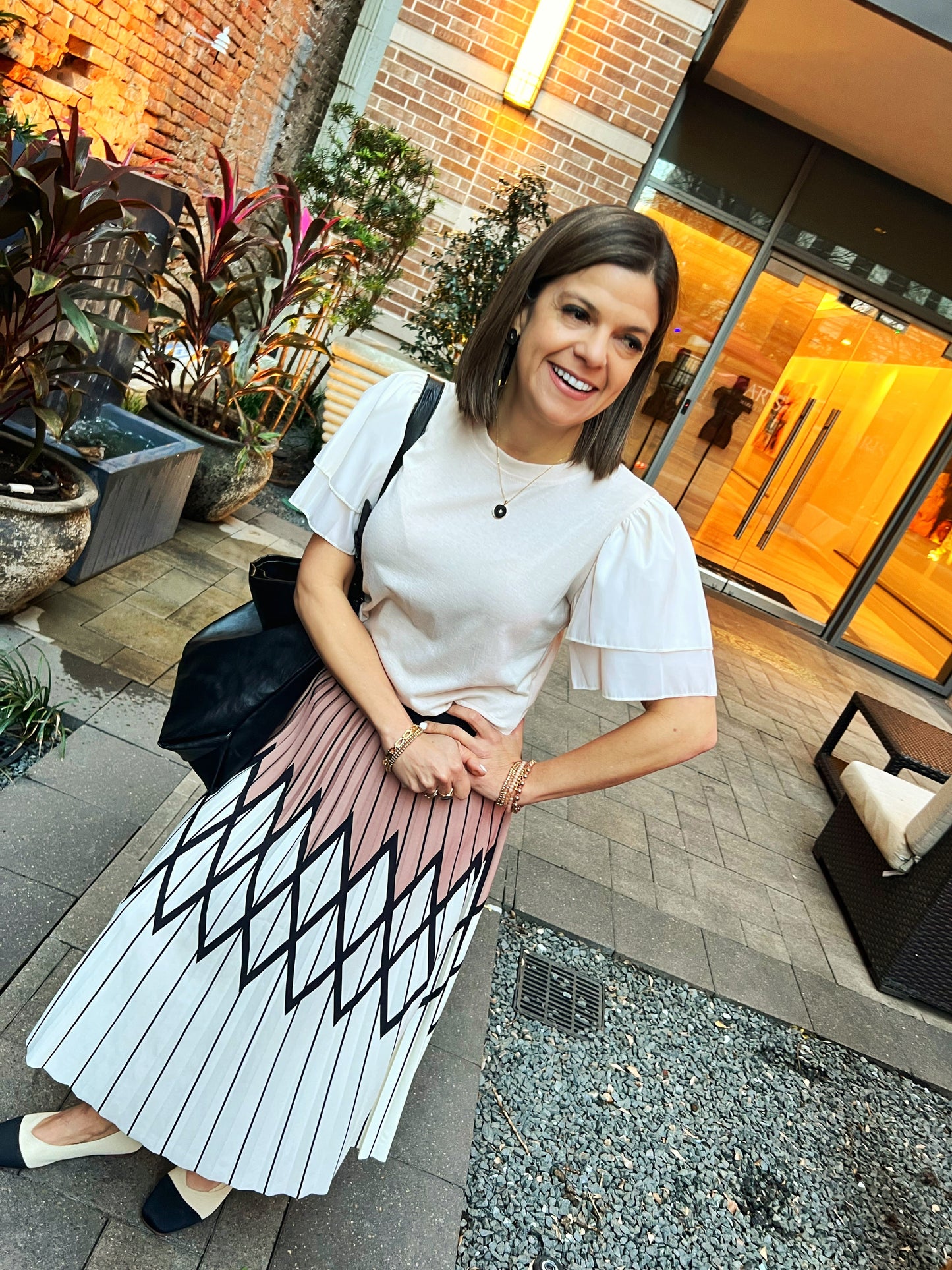 Magnolia Pleated Skirt - - skirt