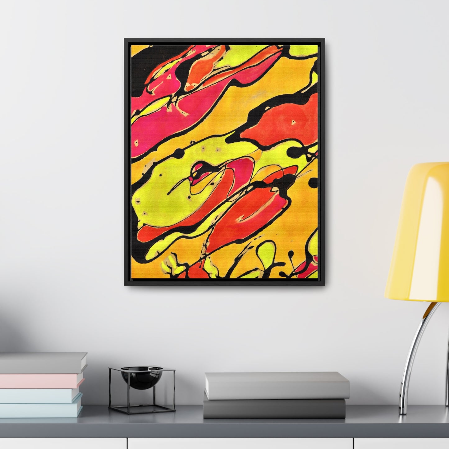 80's Rapture Gallery Canvas Wraps, Vertical Frame