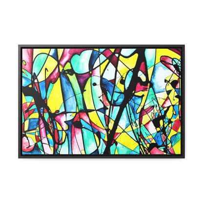 Alien Lady Gallery Canvas Wraps, Horizontal Frame 24″ x 16″ Black Premium Gallery Wraps (1.25″)