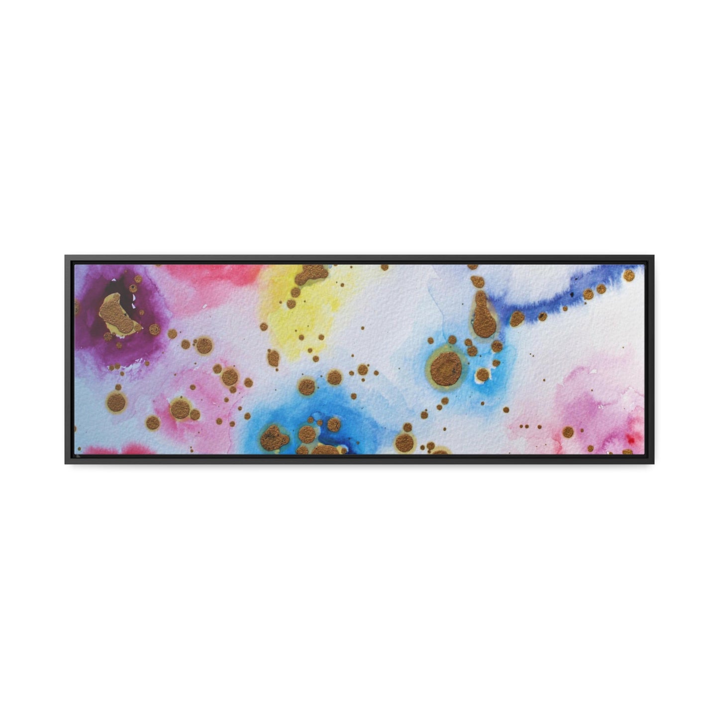 Purple Swirl Gallery Canvas Wraps, Horizontal Frame