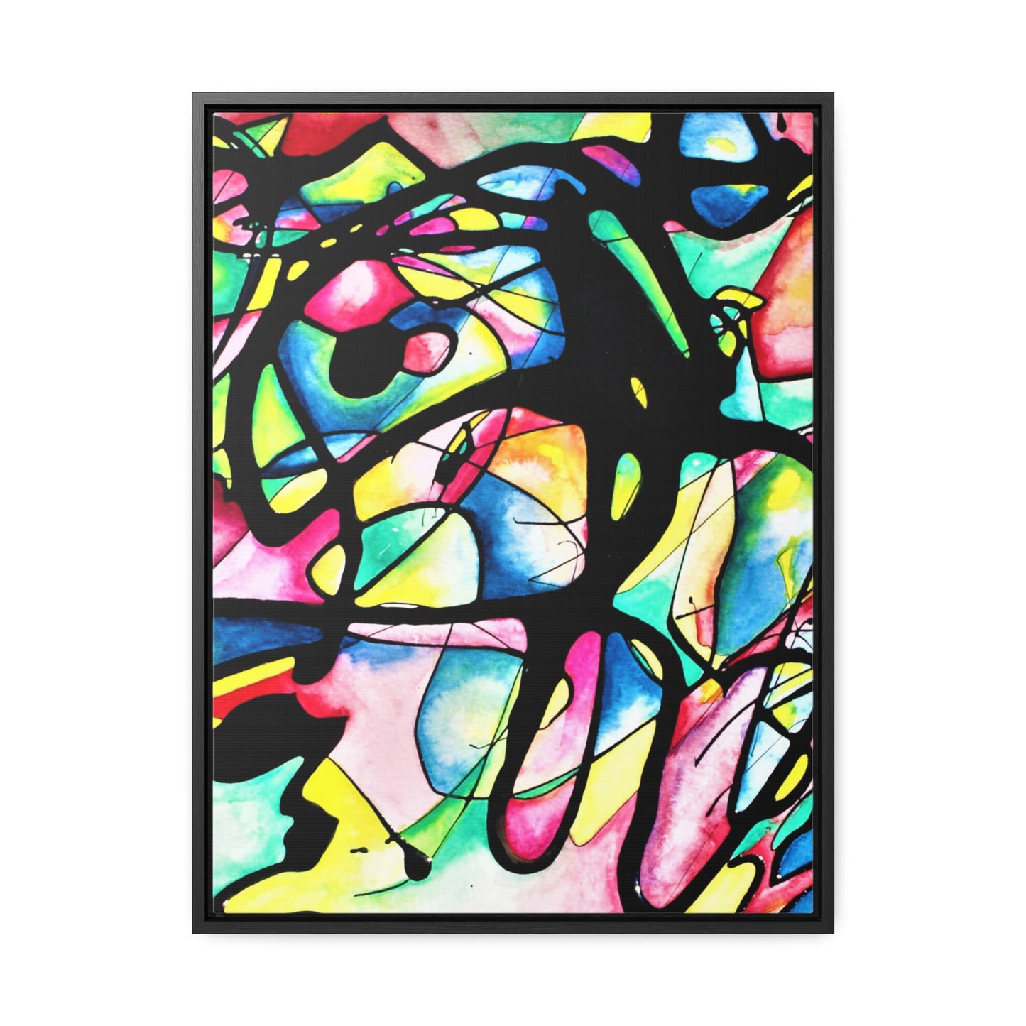 Peacock Gallery Canvas Wraps, Vertical Frame