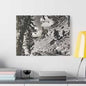 Eagles Nest Rock Yellowstone Satin Canvas Stretched 24″ x 18″ (Horizontal) 1.5"