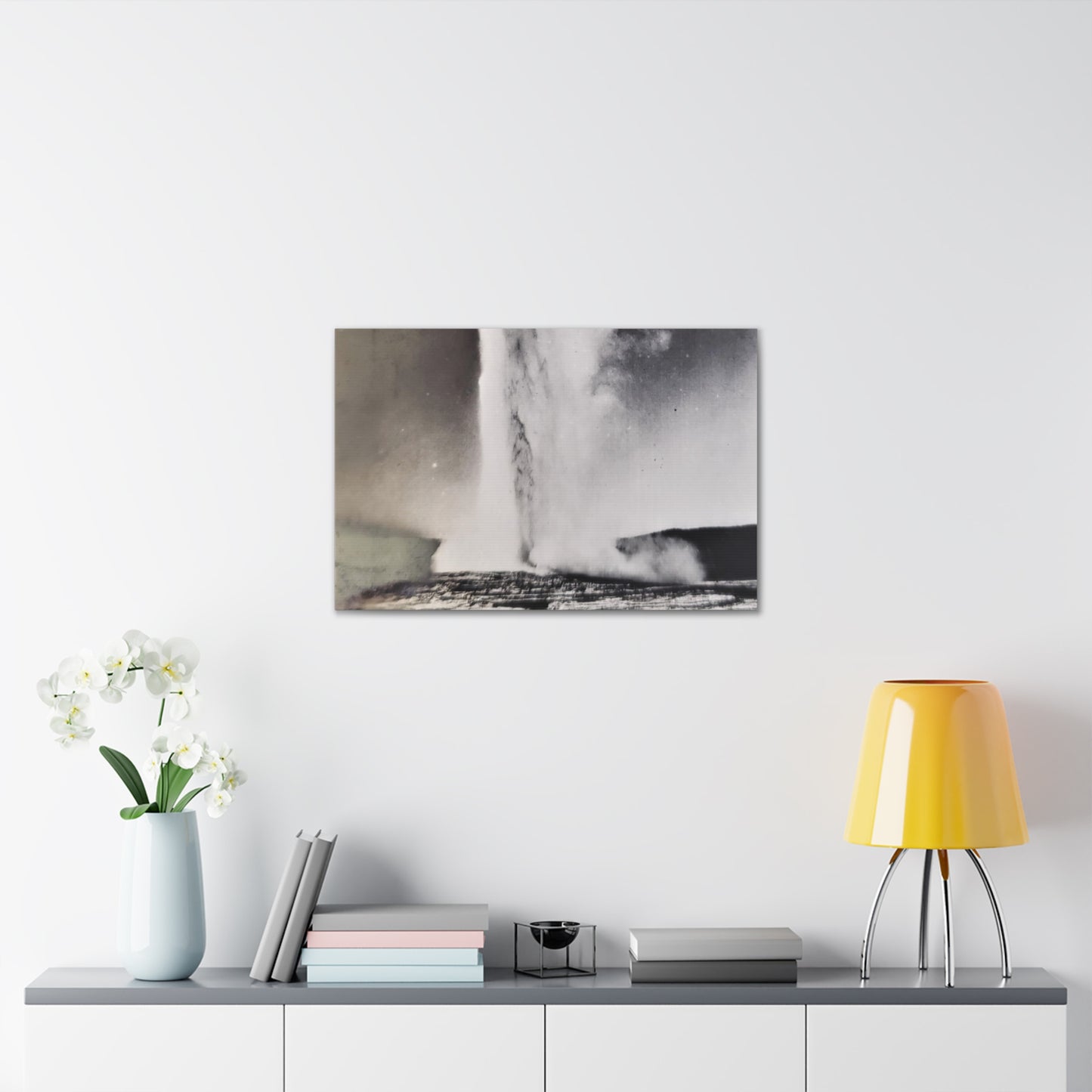 Old Faithful Geyser Yellowstone Canvas Gallery Wraps