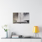 Old Faithful Geyser Yellowstone Canvas Gallery Wraps 30" x 20" 1.25"
