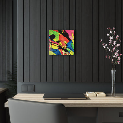 Exploding Earth Acrylic Prints 12″ x 12″ Glossy
