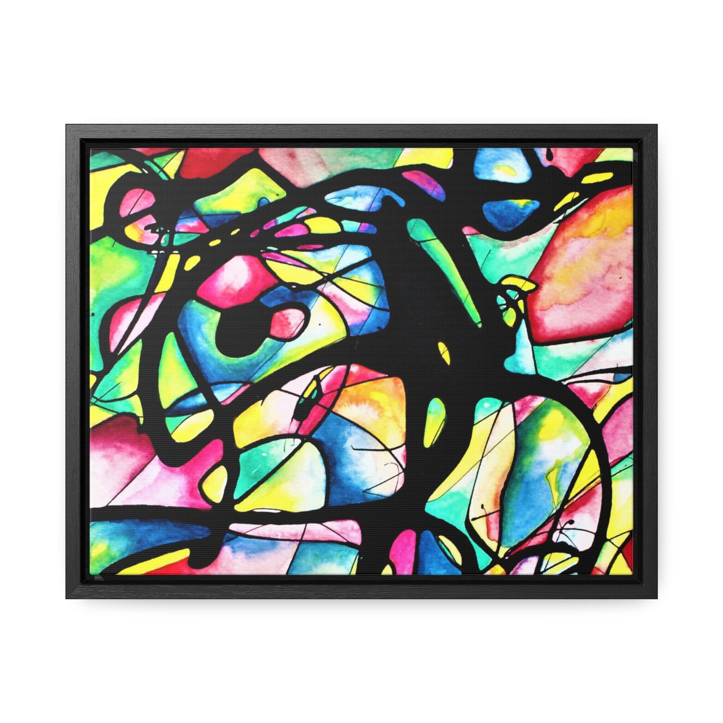 Peacock Gallery Canvas Wraps, Horizontal Frame