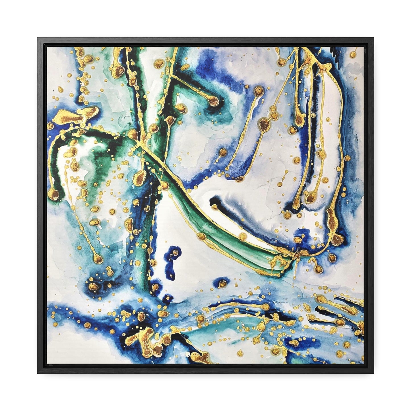 Blue Willow Gallery Canvas Wraps, Square Frame