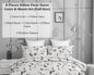 DaDa Bedding Yellow Fleur Duvet Cover, Sheets & Valance Set - Full - Duvet Covers
