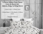 DaDa Bedding Yellow Fleur Duvet Cover, Sheets & Valance Set - Cal King - Duvet Covers