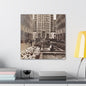 Rockefeller Plaza Canvas Gallery Wraps 20″ x 20″ 1.25"