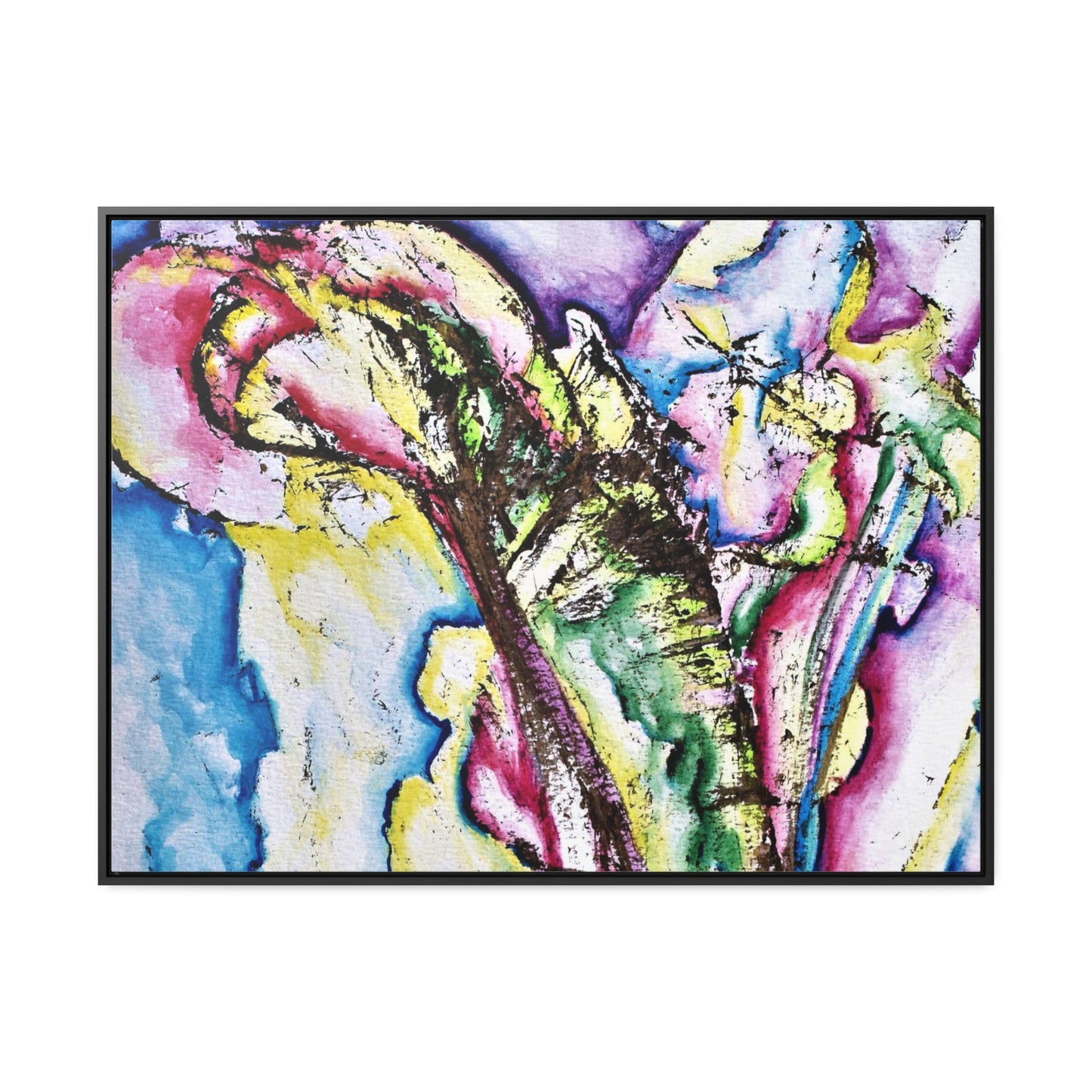 Calla Lilies Gallery Canvas Wraps, Horizontal Frame