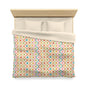 Colorful Patterned Microfiber Duvet Cover - Kia Day Design