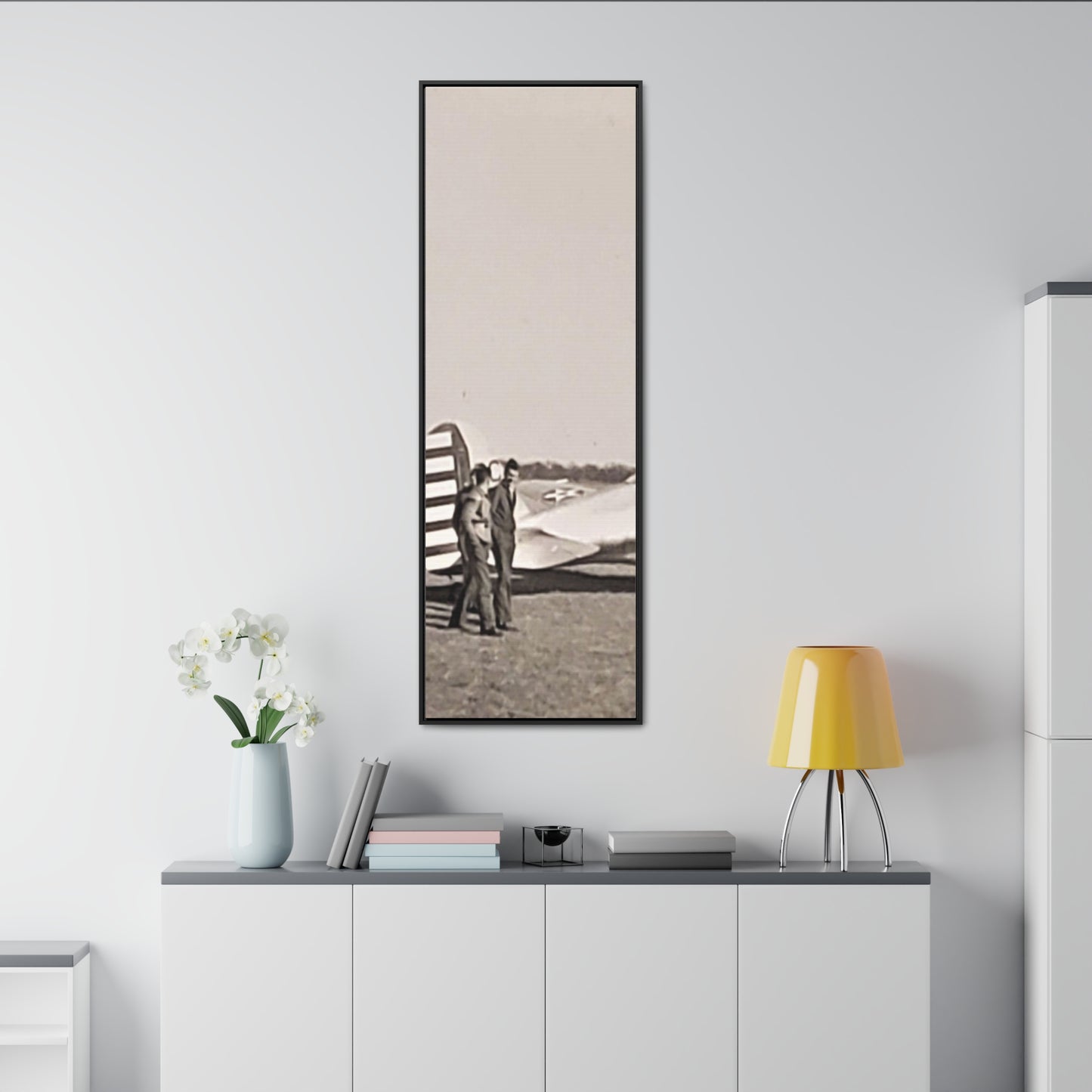 Army Pursuit Plane Ames Airport 1939 Gallery Canvas Wraps, Vertical Frame