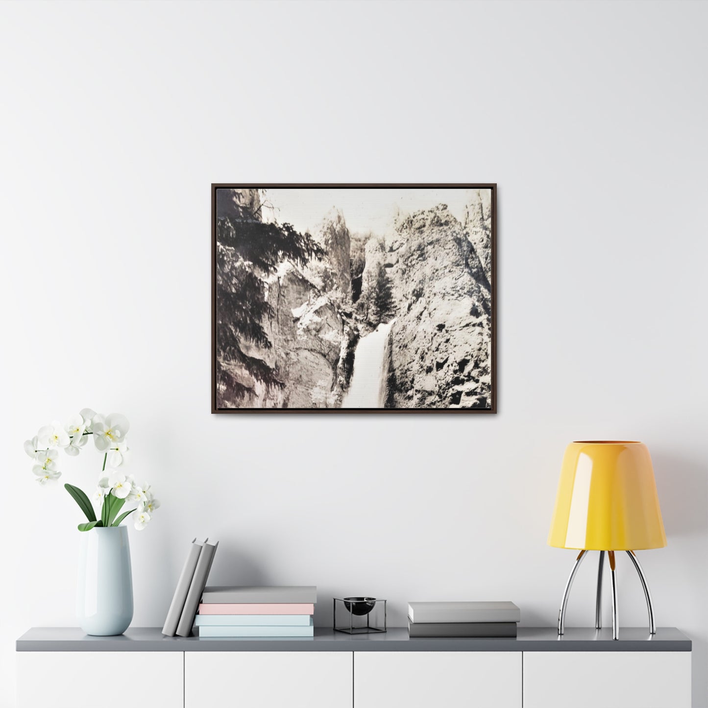 Tower Falls Yellowstone Gallery Canvas Wraps, Horizontal Frame