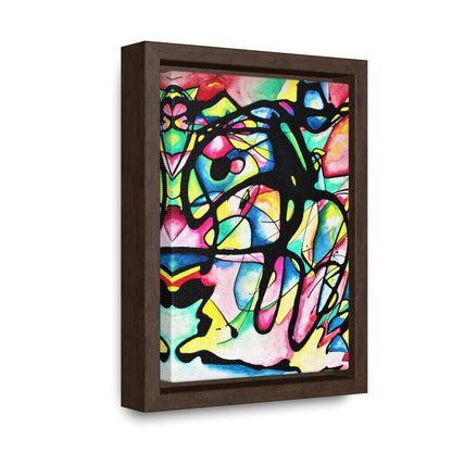 Peacock Gallery Canvas Wraps, Vertical Frame