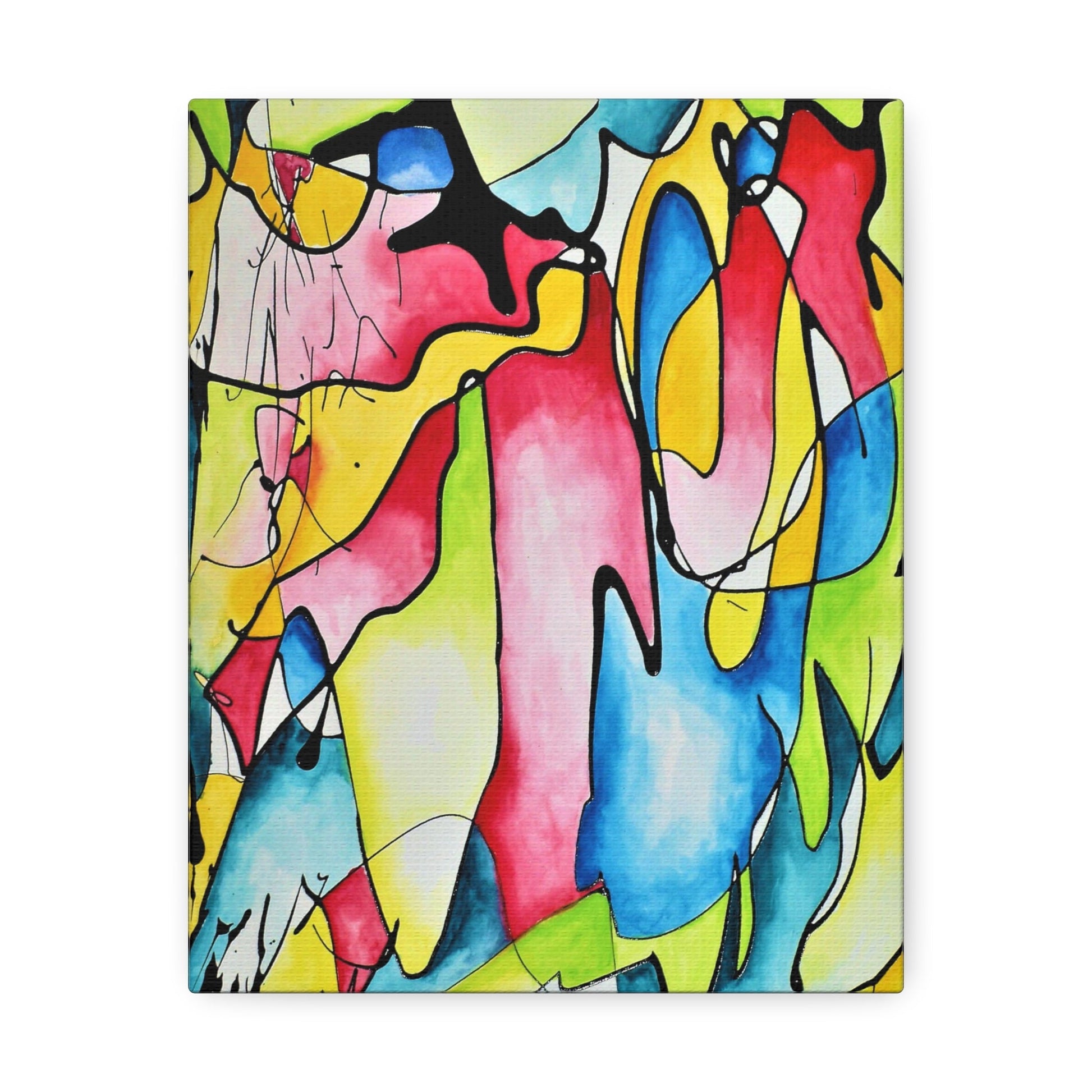 Blue Flame Stretched Canvas - 1.5" 8″ x 10″ - Canvas