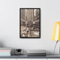 Rockefeller Plaza Gallery Canvas Wraps Vertical Frame 12″ x 18″ Premium Gallery Wraps (1.25″) Black