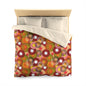Colorful Floral Microfiber Duvet Cover - Kia Day Design