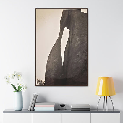 The Needles Eye Gallery Canvas Wraps Vertical Frame 32″ x 48″ Premium Gallery Wraps (1.25″) Walnut