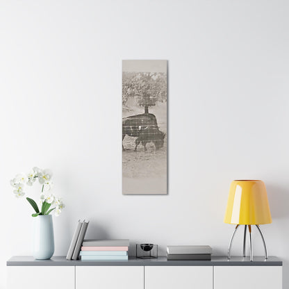 Buffalo at Redwood Falls Canvas Gallery Wraps 12″ x 36″ 1.25"