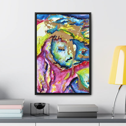 Mothers Face Gallery Canvas Wraps, Vertical Frame