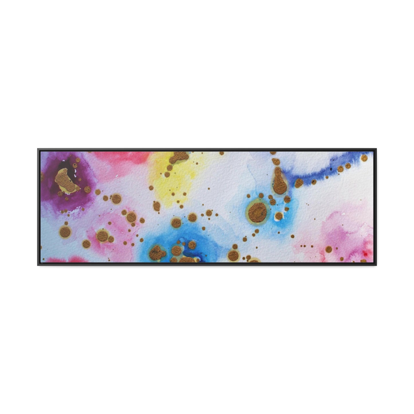 Purple Swirl Gallery Canvas Wraps, Horizontal Frame