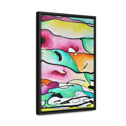 Shredded Paper Gallery Canvas Wraps, Vertical Frame