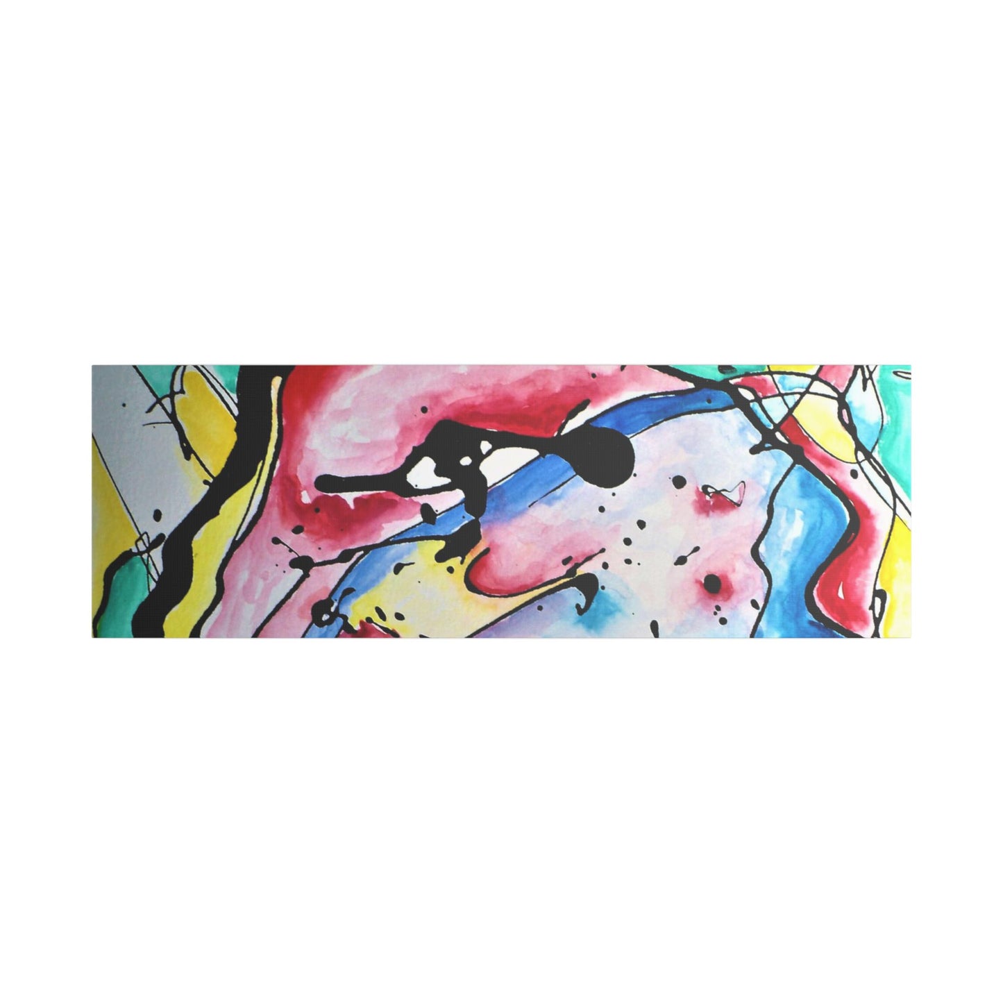 3rd Eye Sundae Satin Canvas Stretched - Kia Day Design