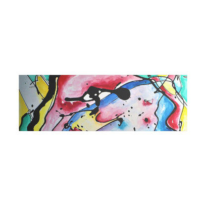 3rd Eye Sundae Satin Canvas Stretched - Kia Day Design