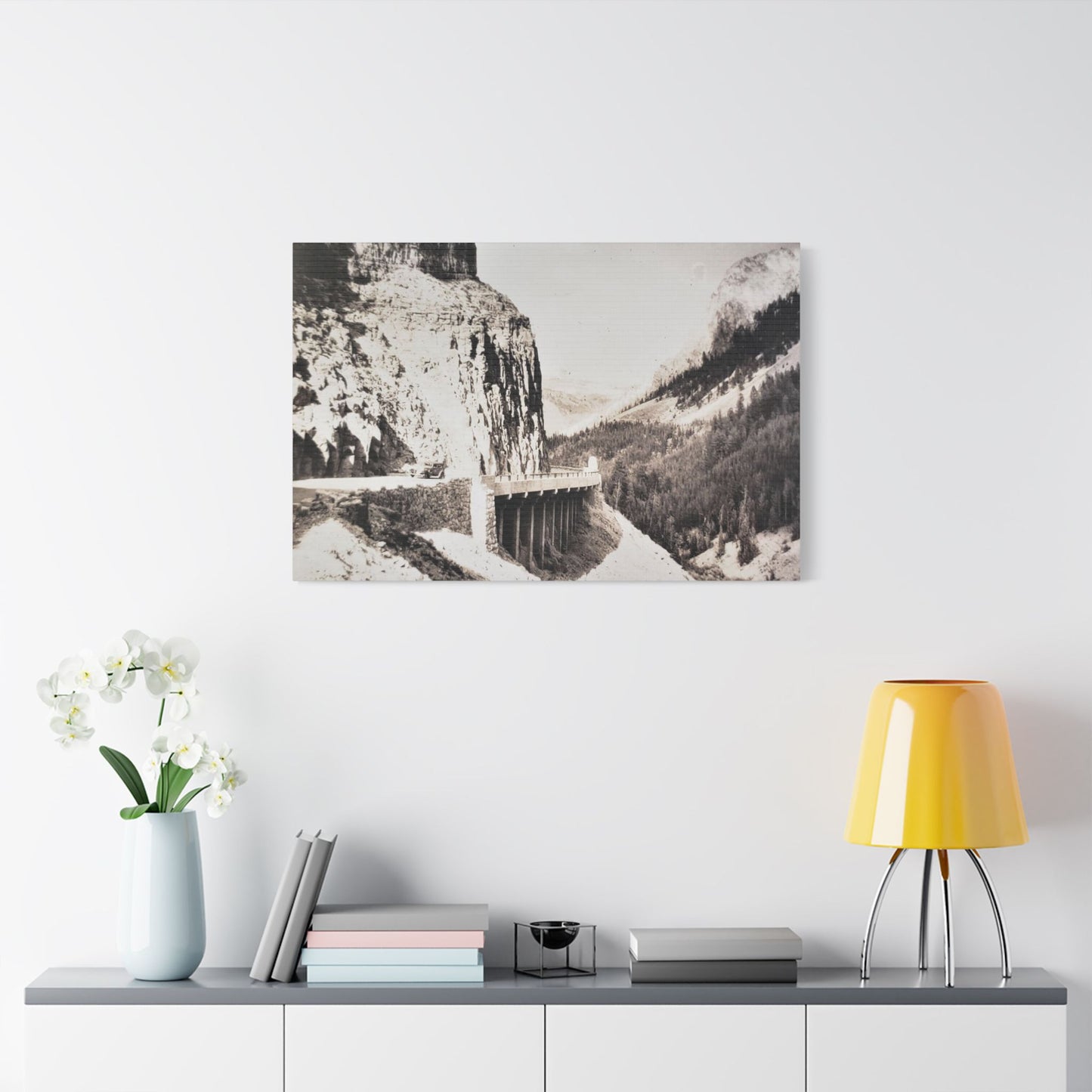 Golden Gate Canyon Colorado Satin Canvas, Stretched