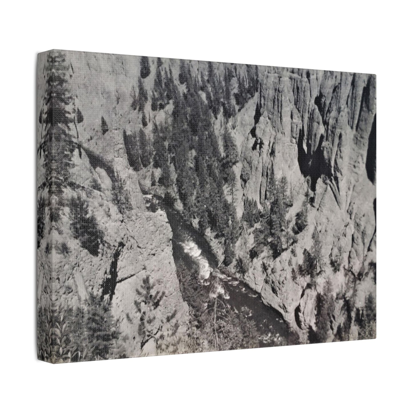 Cleopatras Needle Satin Canvas Stretched