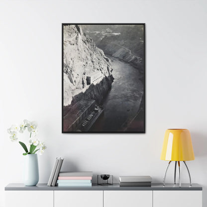 Boulder Dam Gallery Canvas Wraps Vertical Frame 30″ x 40″ 1.25" Black