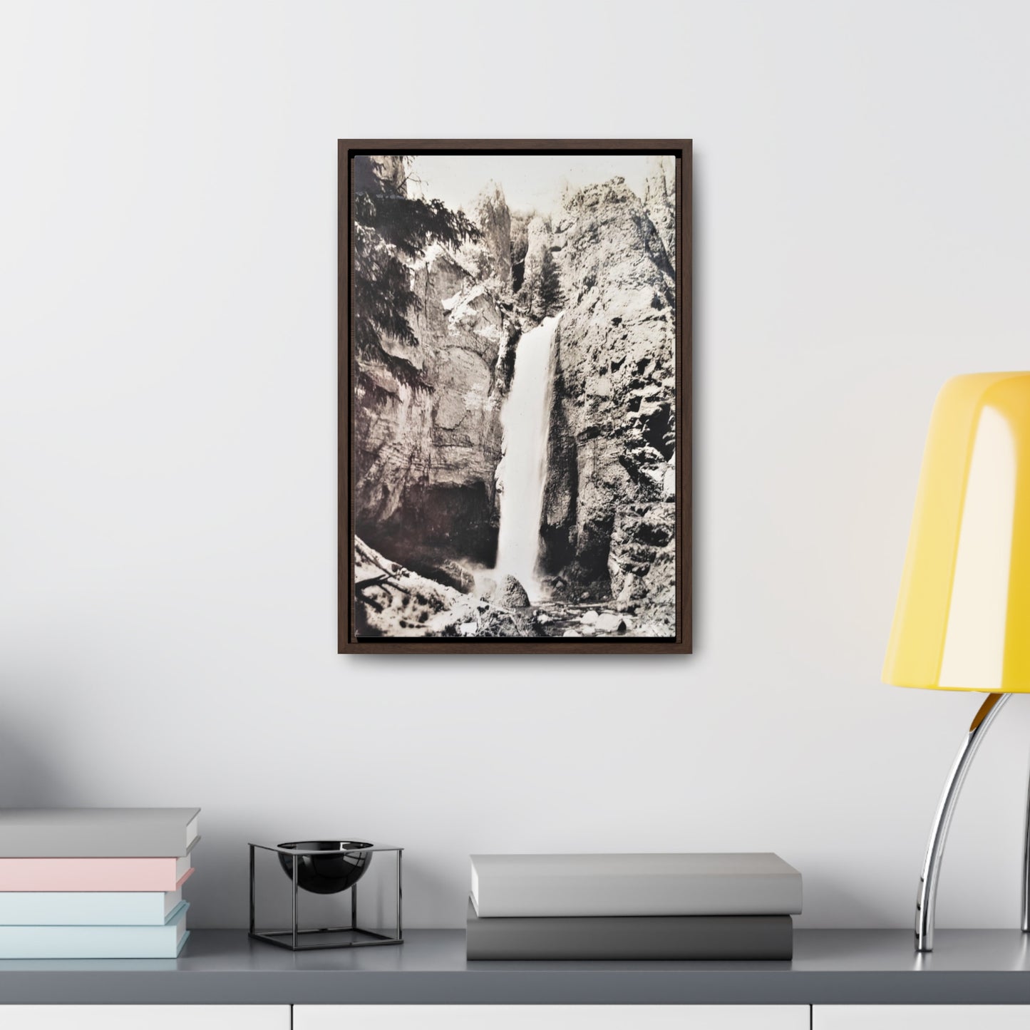 Tower Falls Yellowstone Gallery Canvas Wraps, Vertical Frame