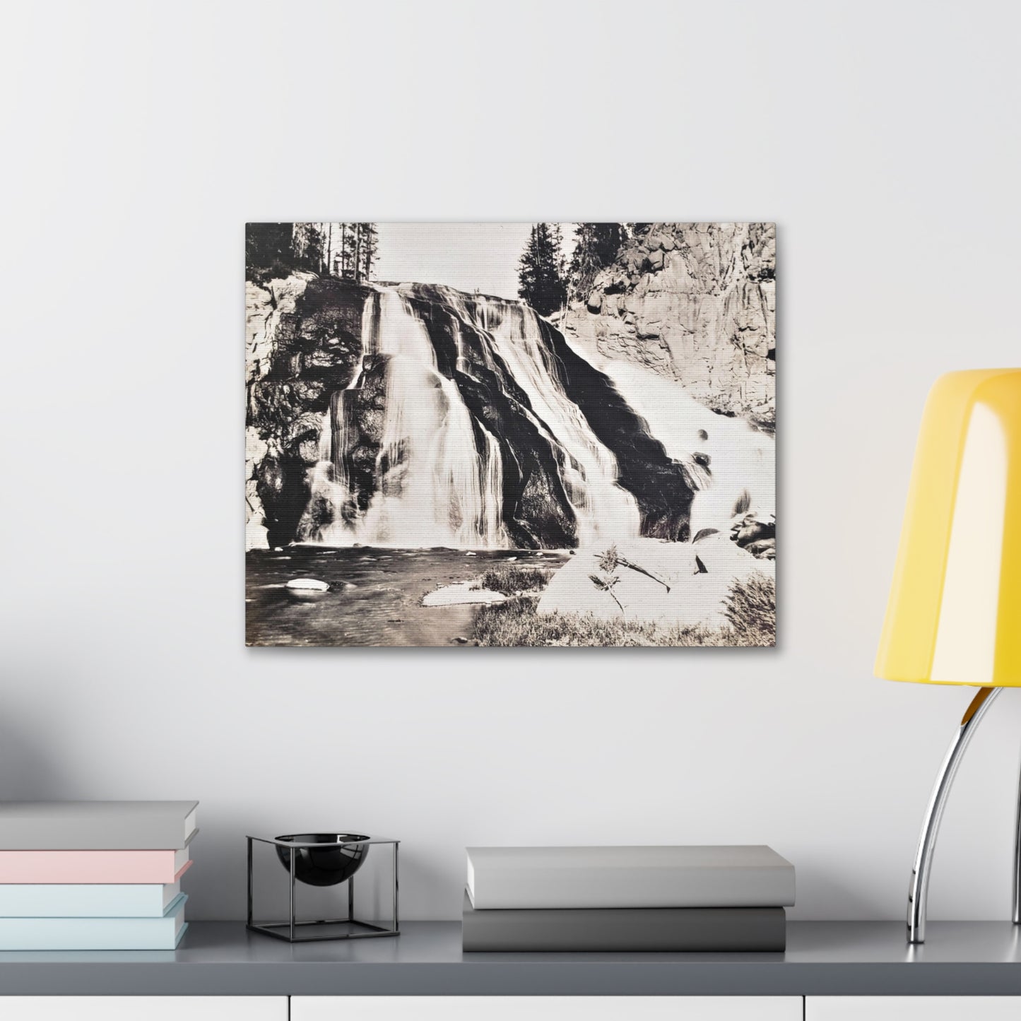 Gibbon Falls Yellowstone Canvas Gallery Wraps