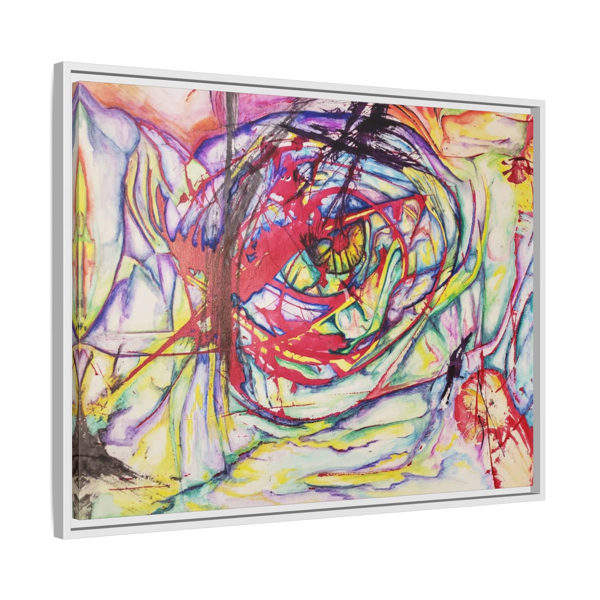 The Eye Framed Art Print - Kia Day Design