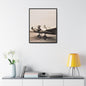 Refueling Mid-Contintent Chief Line 1939 Gallery Canvas Wraps Vertical Frame 24″ x 30″ Premium Gallery Wraps (1.25″) Black