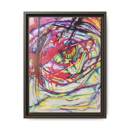 The Eye Framed Art Print - Kia Day Design