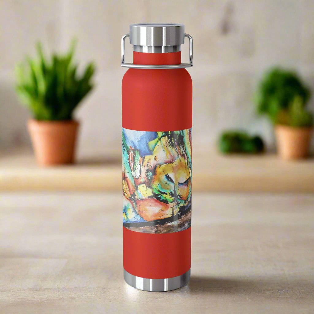 Owl In Flight 22oz Vacuum Insulated Bottle